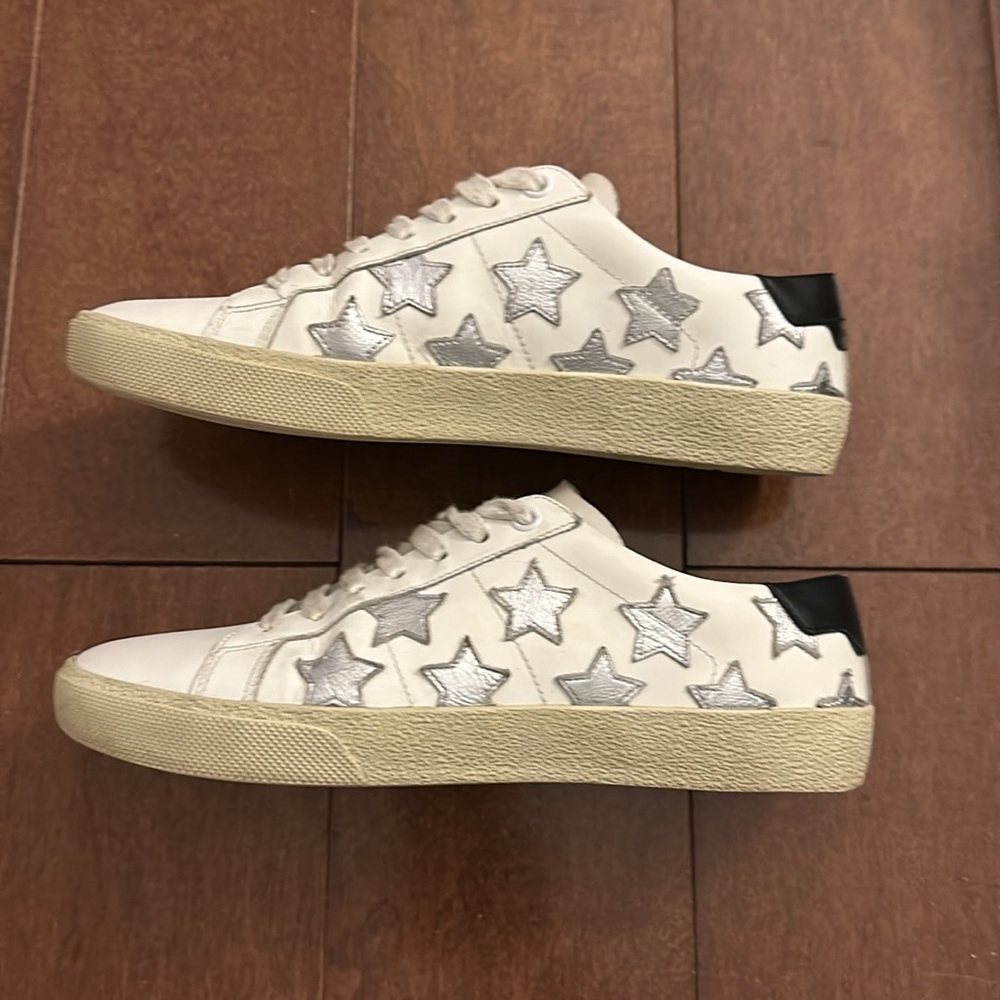 YSL  Court Metallic Star sneakers - Picture 6 of 11